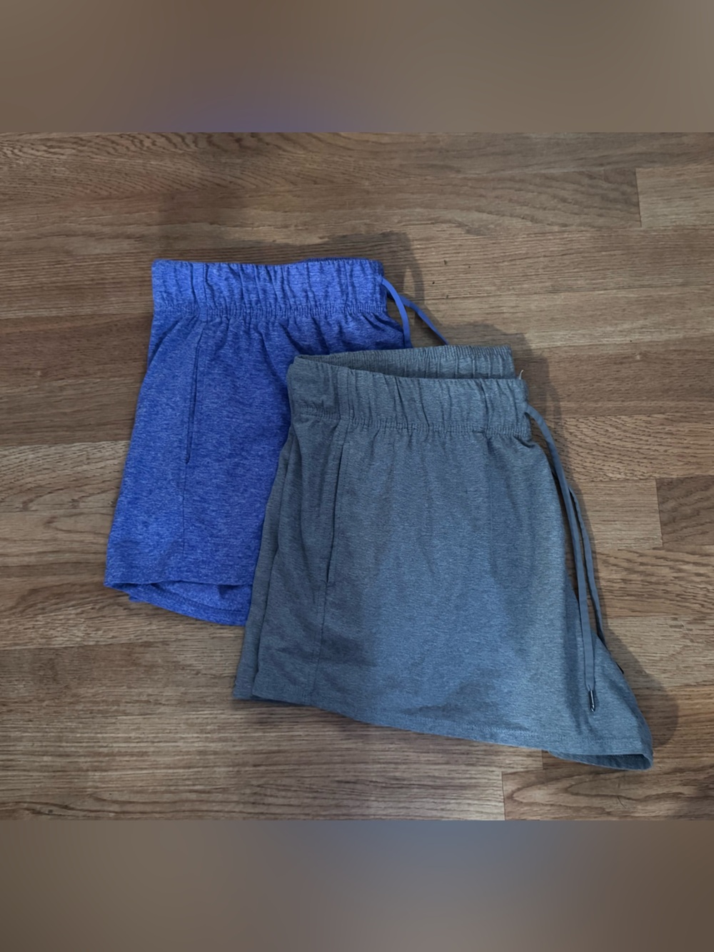 Athletic Shorts - Gray and purple